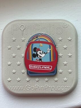 Minnie Mouse pin from 2025 Skyliner Mystery Pin Set Walt Disney World Resort